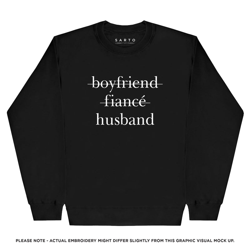 Boyfriend fiancé husband Sweatshirt