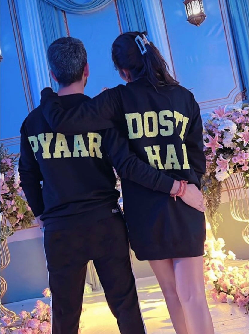 Pyaar Dosti Hai Sequin Sweatshirt