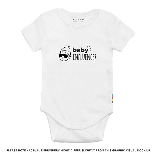 Baby influencer onesie