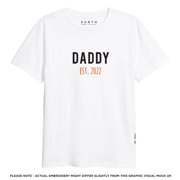 Mommy daddy est. 2022 Tshirt set