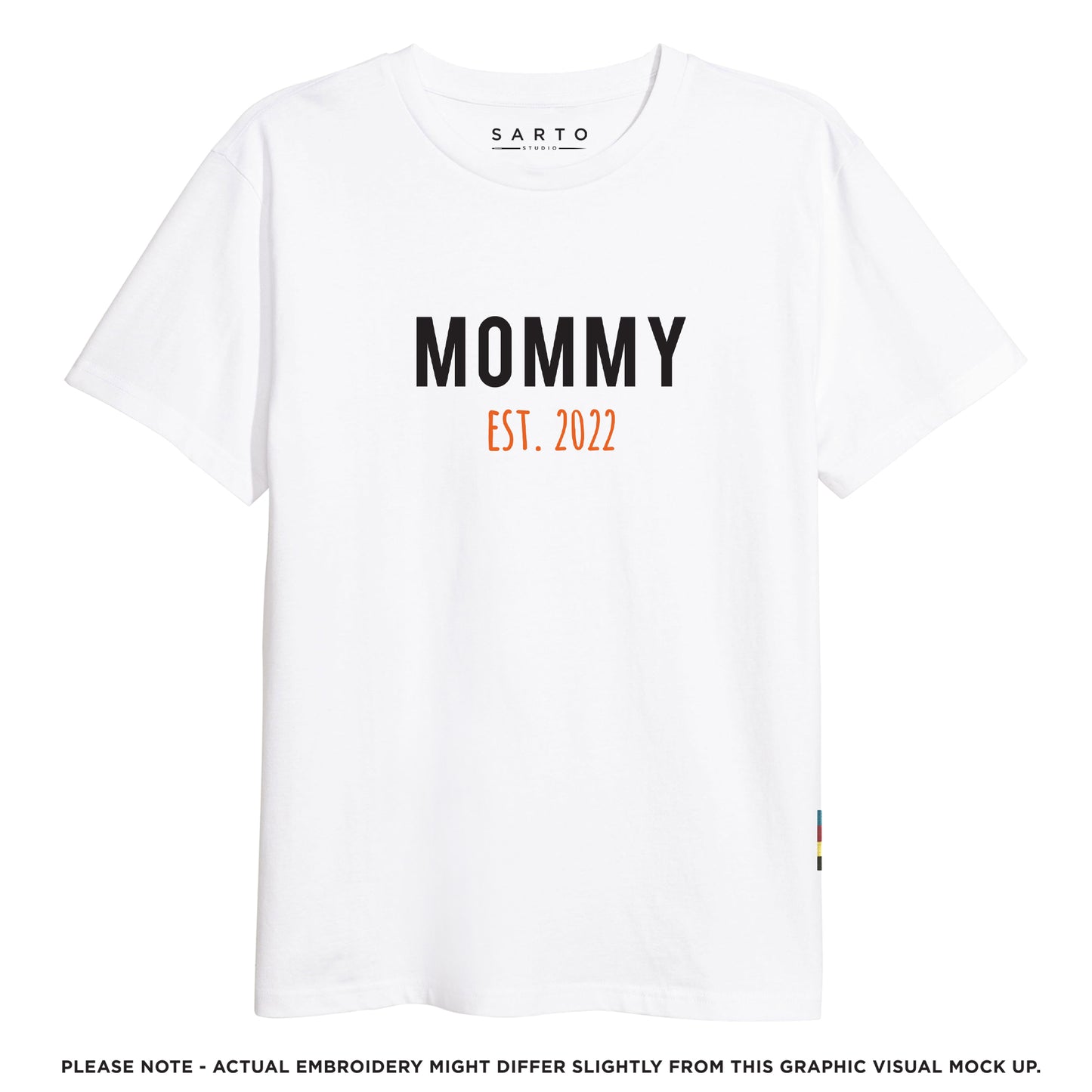 Mommy daddy est. 2022 Tshirt set