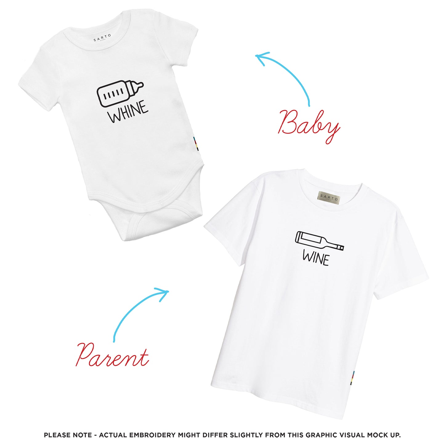 Parent + Baby Set - Wine/Whine