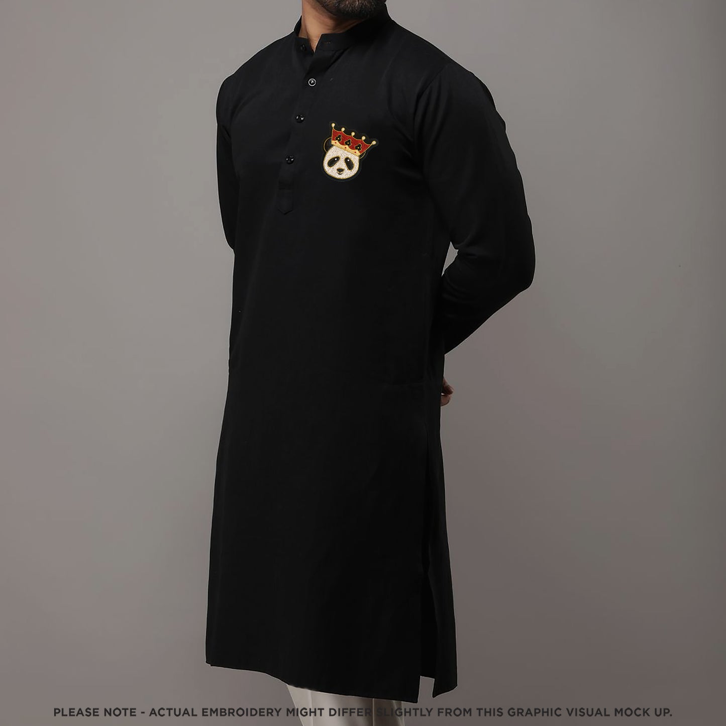 Yung King (Hand embroidered zari) Kurta