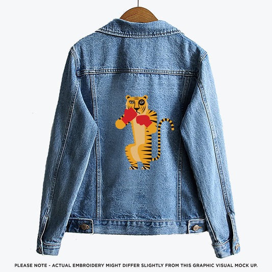 Boxing Tiger Denim Jacket