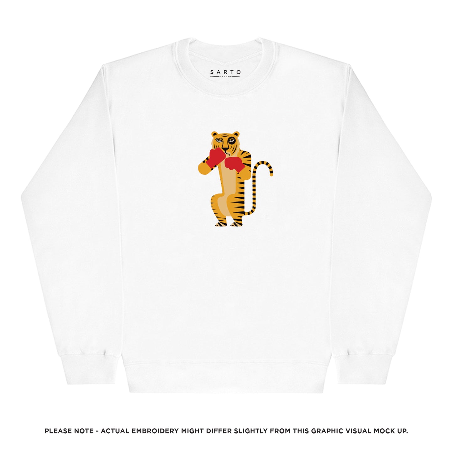 Boxing tiger sweatshirt