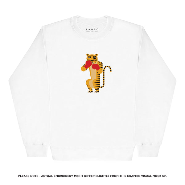 Boxing tiger sweatshirt