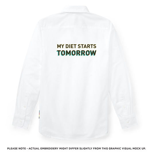 Diet starts tomorrow shirt