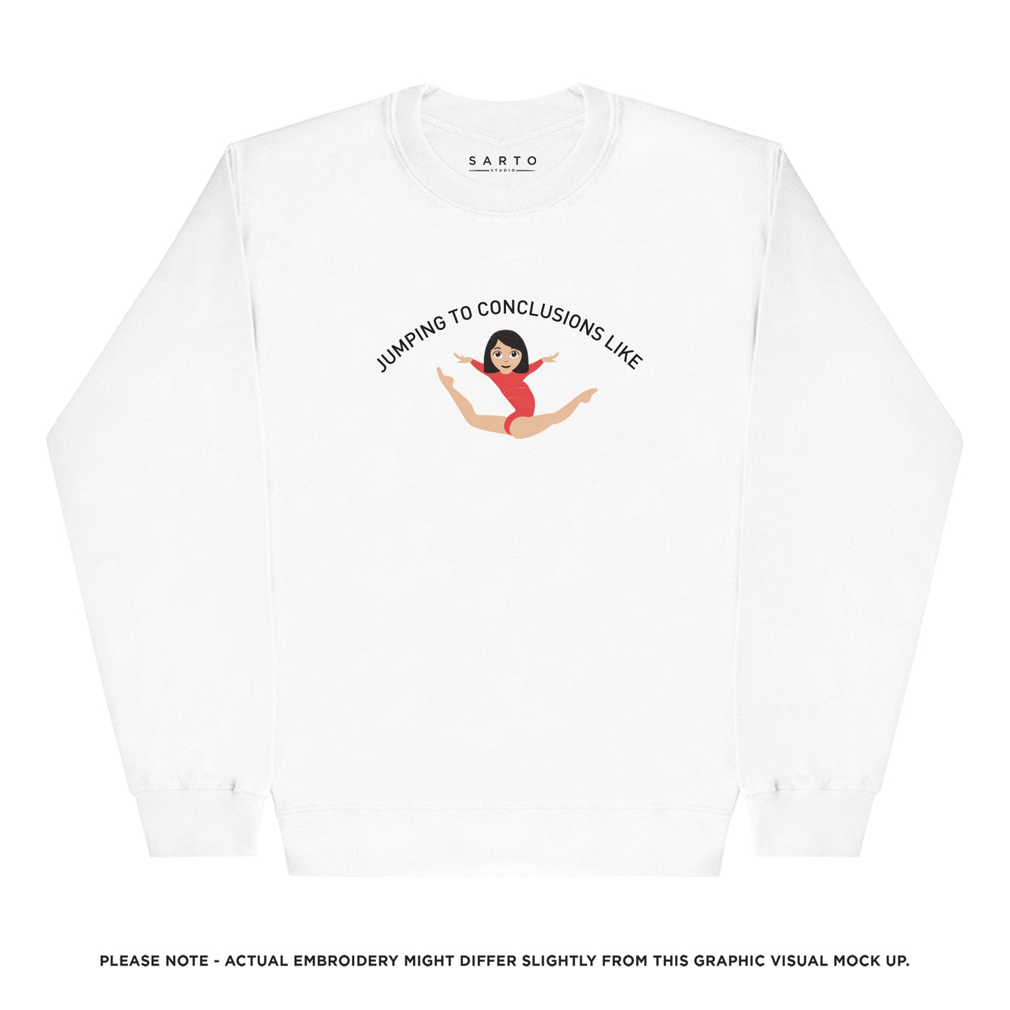 Jumping to conclusions sweatshirt